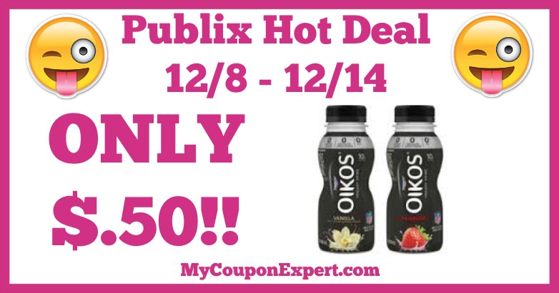Hot Deal Alert! Dannon Products Only $.50 at Publix from 12/8 – 12/14