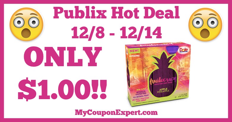 Hot Deal Alert! Dole Fruitocracy Only $1.00 at Publix from 12/8 – 12/14
