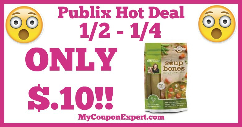 Hot Deal Alert! Rachael Ray Soup Bones for Dogs Only $.10 at Publix from 1/2 – 1/4