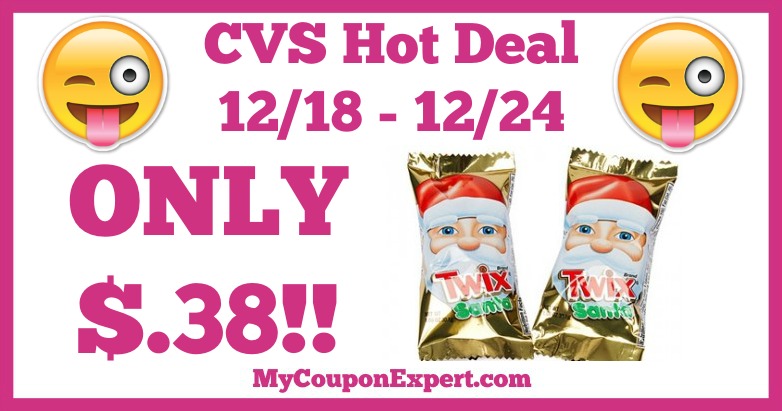 Hot Deal Alert!! Mars Holiday Candy Singles Only $.38 at CVS from 12/18 – 12/24