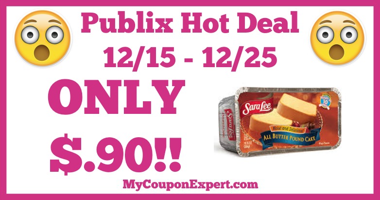 Hot Deal Alert! Sara Lee Products Only $.90 at Publix from 12/15 – 12/25