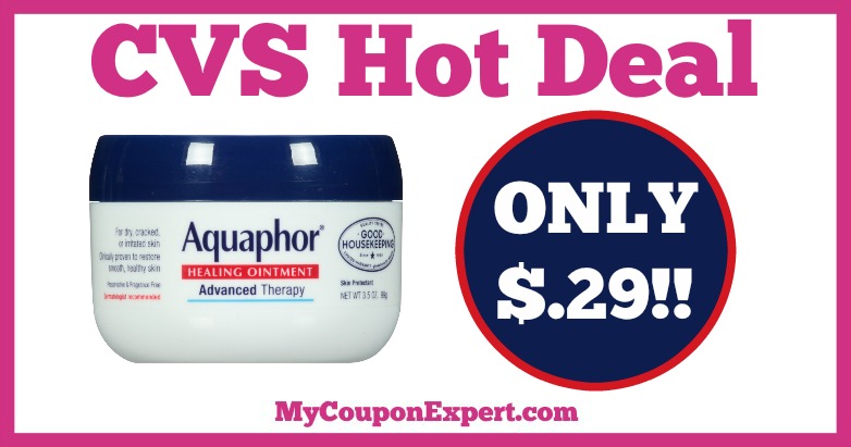 Hot Deal Alert!! Aquaphor Skin Protectant Only $.29 at CVS from 1/15 – 1/21