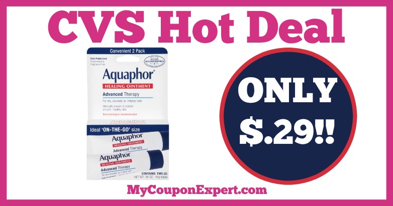 Hot Deal Alert!! Aquaphor Products Only $.29 at CVS from 1/22 – 1/28