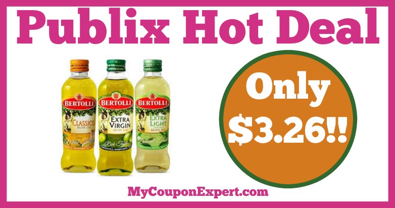 Hot Deal Alert! Bertolli Olive Oil Only $2.86 at Publix from 1/26 – 2/1