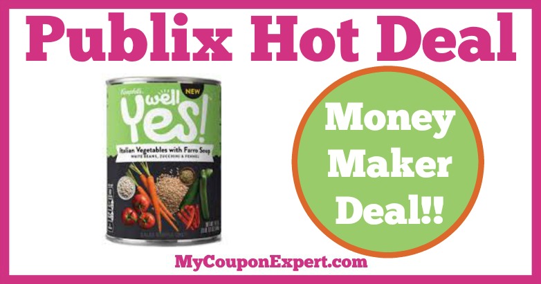 Hot Deal Alert! OVERAGE on Campbell’s Well Yes! Soup at Publix from 1/26 – 1/27