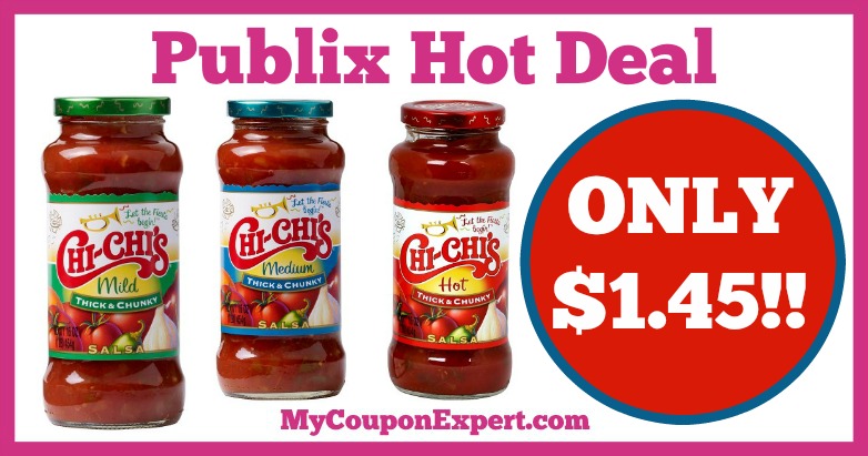 Hot Deal Alert! Chi-Chi’s Salsa Only $1.45 at Publix from 1/7 – 1/27