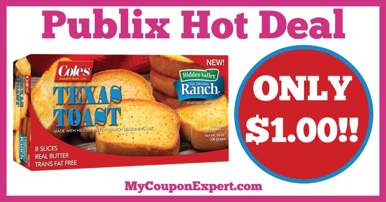 Hot Deal Alert! Cole’s Frozen Bread Only $1.00 at Publix from 1/19 – 1/25
