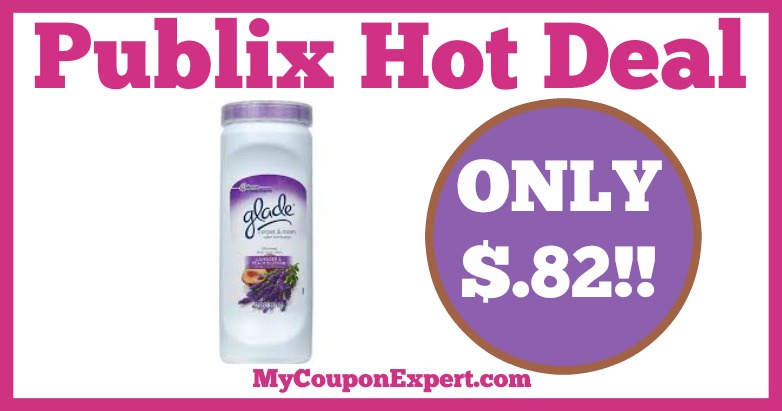 Hot Deal Alert! Glade Carpet & Room Refresher Only $.82 at Publix from 1/14 – 1/27
