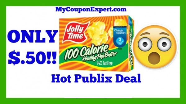 Hot Deal Alert! Jolly Time Pop Corn just $.50 each box at Publix!