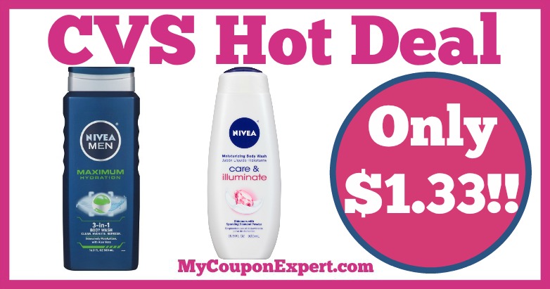 Hot Deal Alert!! Nivea Body Wash Only $1.33 at CVS from 1/29 – 2/4