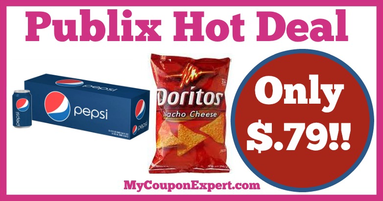 Hot Deal Alert! Pepsi 12 Packs and Doritos Only $.79 at Publix!!