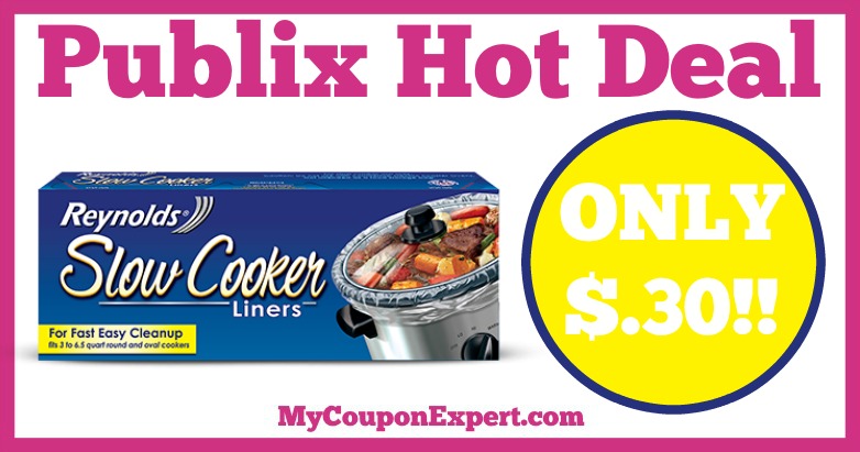Hot Deal Alert! Reynolds Slow Cooker Liners Only $.30 at Publix from 1/14 – 1/27