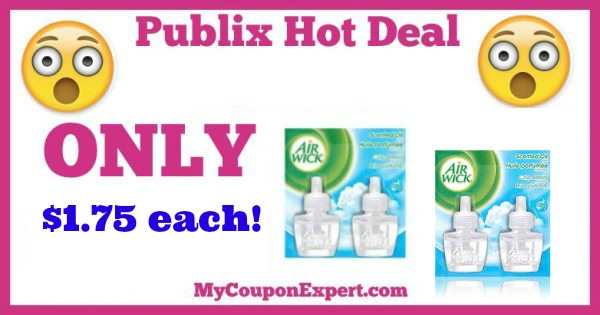 SMELLY ALERT at Publix!!  Air Wick just $1.75 each pack starting 1/11!!