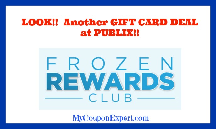 PUBLIX Gift Card Program!!  Frozen Rewards!  LOVE!!