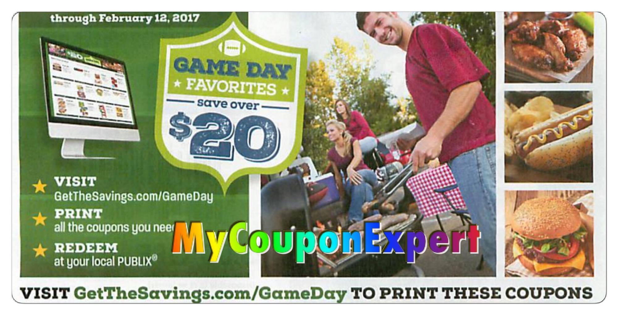 Publix Coupon Booklet! Game Day Favorites!  Printable too!