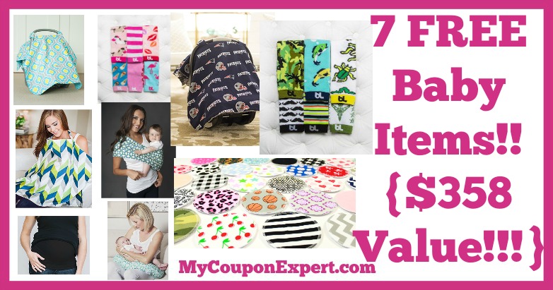 Having a Baby? Need a Shower Gift? 7 FREE Baby Items & You ONLY Pay Shipping!! {$358 Value!!!}