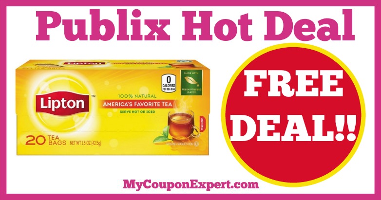 Hot Deal Alert! FREE Lipton Tea Products at Publix from 2/23 – 3/1
