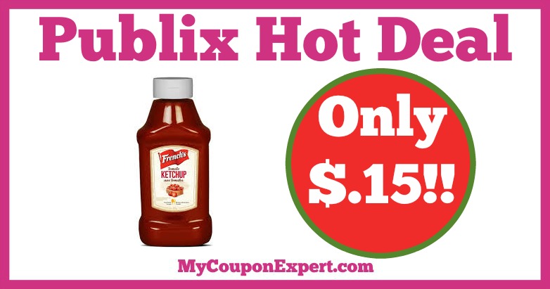 Hot Deal Alert! French’s Ketchup Only $.15 at Publix from 2/9 – 2/15