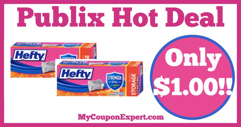 Hot Deal Alert! Hefty Slider Bags Only $1.00 at Publix from 2/9 – 2/15
