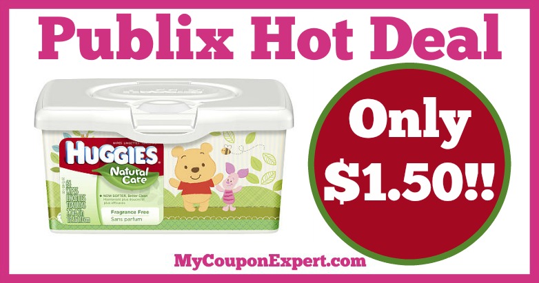 Hot Deal Alert! Huggies Wipes Only $1.50 at Publix from 2/9 – 2/15