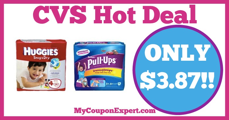 Hot Deal Alert!! Huggies Diapers Only $3.87 at CVS from 2/19 – 2/25
