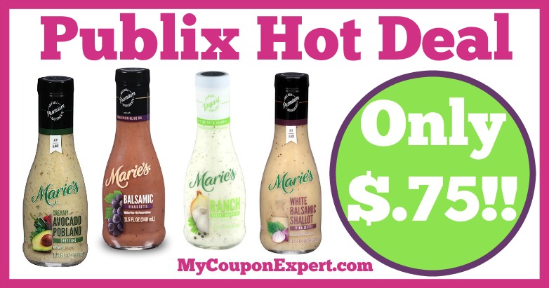 Hot Deal Alert! Marie’s Dressing Only $.75 at Publix from 2/23 – 3/1