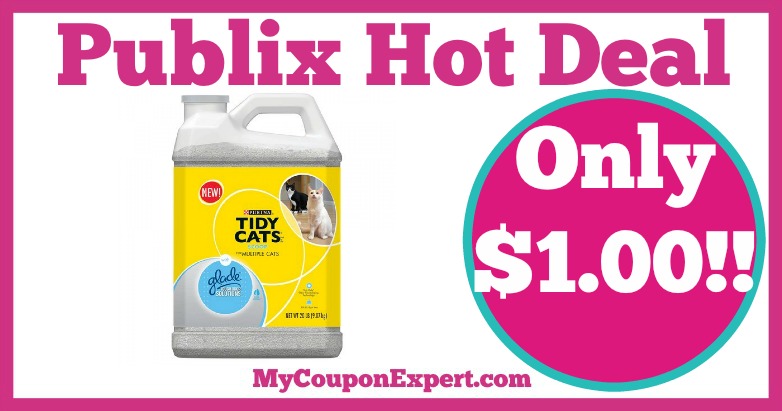 Hot Deal Alert! Purina Tidy Cats Litter Only $1.00 Per Jug at Publix from 3/2 – 3/8