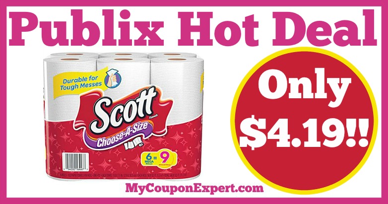 Hot Deal Alert! Scott Paper Towels Only $4.19 at Publix from 2/11 – 2/24
