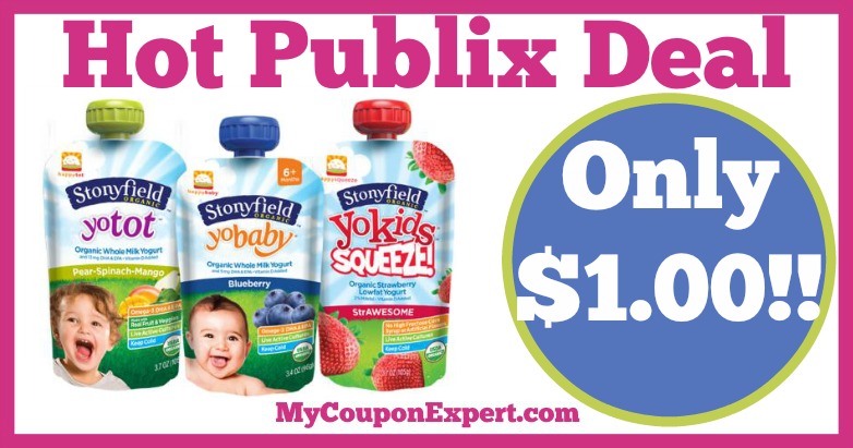 Hot Deal Alert! Stonyfield Products Only $1.00 at Publix 2/18 – 3/10