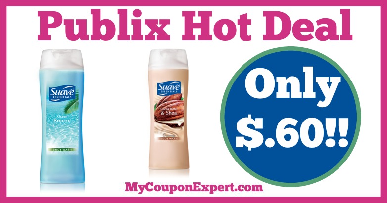 Hot Deal Alert! Suave Body Wash Only $.60 at Publix from 2/25 – 3/10
