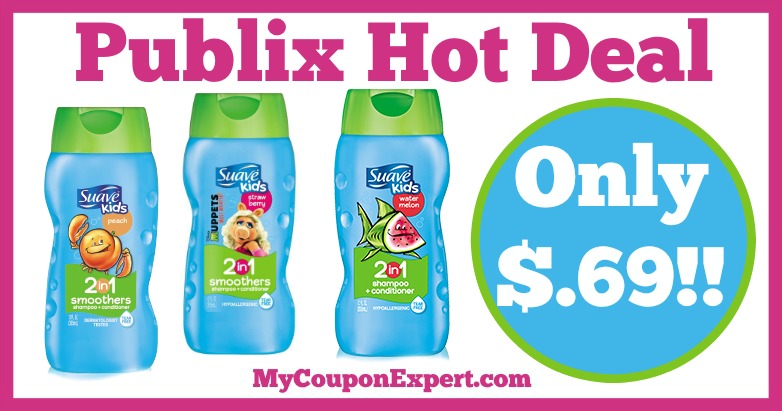 Hot Deal Alert! Suave Kids 2-in-1 Only $.69 at Publix from 2/25 – 3/10