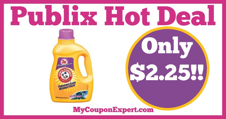Hot Deal Alert! Arm & Hammer Laundry Detergent Only $2.25 at Publix from 3/2 – 3/8