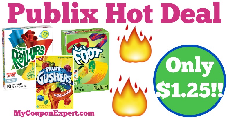 Hot Deal Alert! Betty Crocker Fruit Snacks Only $1.25 at Publix from 3/23 – 3/29