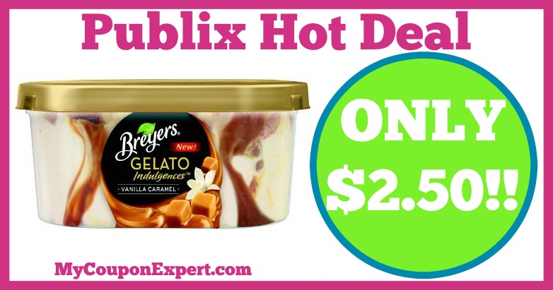 Hot Deal Alert! Breyers Gelato Indulgences Only $2.50 at Publix from 3/16 – 3/22