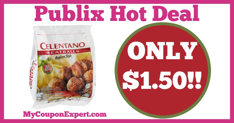 Hot Deal Alert! Celentano Meatballs Only $1.50 at Publix from 3/16 – 3/22