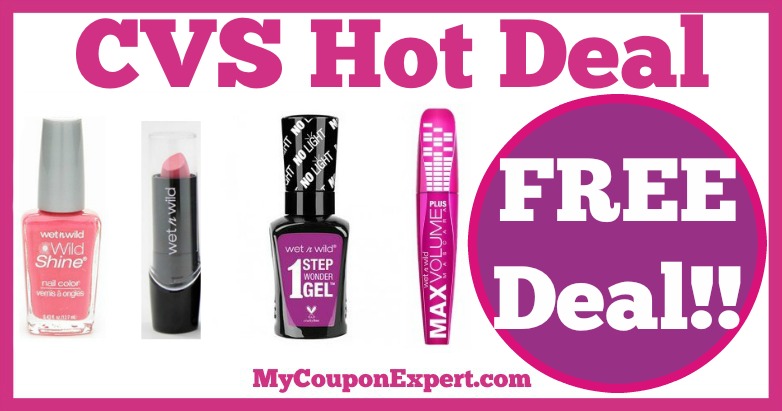 Hot Deal Alert!! FREE Wet n Wild Cosmetics at CVS from 3/5 – 3/11