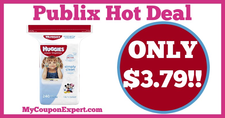 Hot Deal Alert! BIG PACKS of Huggies Wipes Only $3.79 at Publix from 3/16 – 3/22