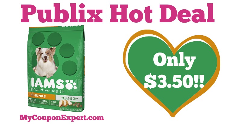 Hot Deal Alert! Iams Dog Food Only $3.50 at Publix from 3/25 – 4/4