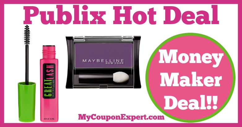 Hot Deal Alert! OVERAGE on Maybelline Products at Publix from 3/11 – 3/24
