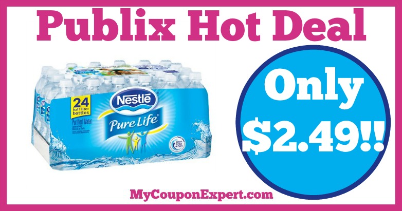 Hot Deal Alert! Nestle Pure Life Water Only $2.49 at Publix from 3/11 – 3/31