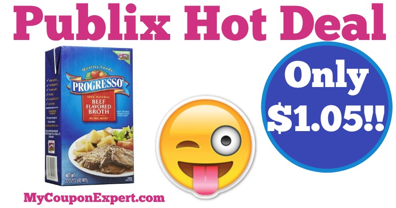 Hot Deal Alert! Progresso Broth Only $1.05 at Publix from 3/23 – 3/29