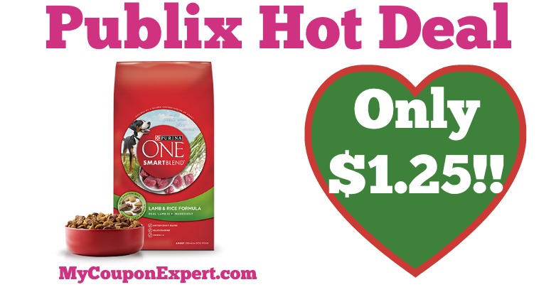 Hot Deal Alert! Purina One Smartblend Dog Food Only $1.25 at Publix from 3/30 – 4/5