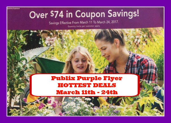 Publix PURPLE Flyer HOTTEST DEALS, March 11th – 24th!