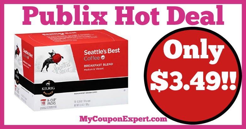Hot Deal Alert! Seattle’s Best Coffee K Cup Only $3.49 at Publix from 3/11 – 3/31