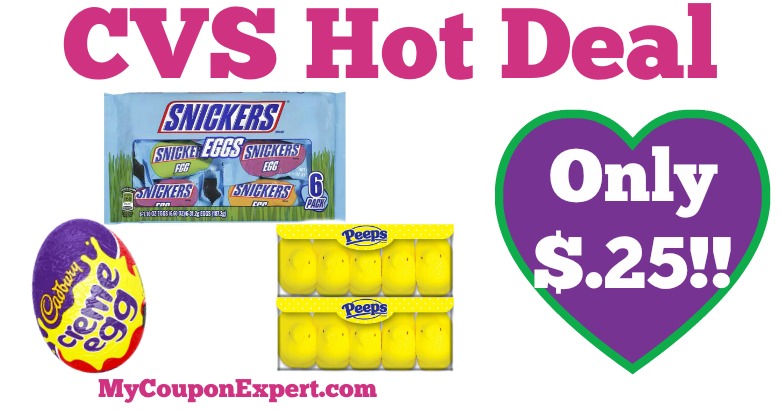 Hot Deal Alert!! SUPER CHEAP EASTER CANDY at CVS from 4/2 – 4/8