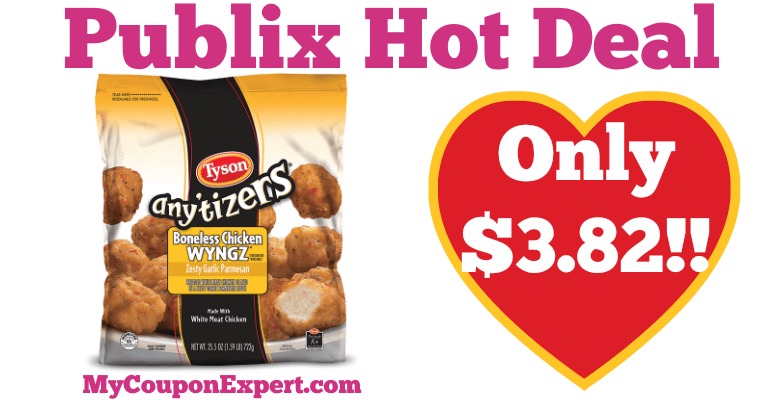 Hot Deal Alert! Tyson Products Only $3.82 at Publix from 3/30 – 4/5