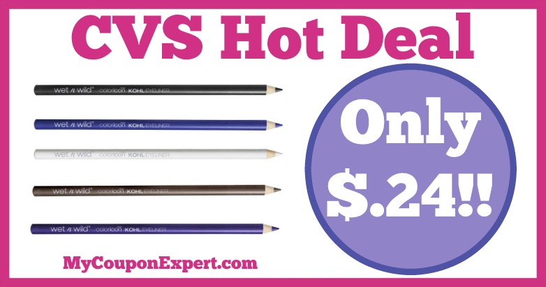 Hot Deal Alert!! Wet n Wild Kohl Crayon Eyeliner Only $.24 at CVS from 3/12 – 3/18
