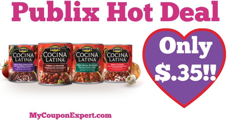OHH YEAH!! Bush’s Cocina Latina Beans Only $.35 at Publix Starting 4/30