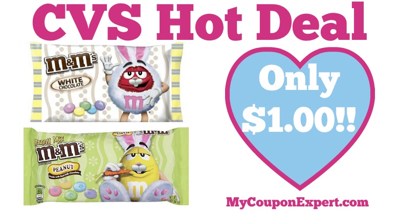 Hot Deal Alert!! Easter M&M’s Only $1.00 at CVS from 4/2 – 4/8