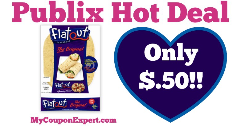 OHH YEAH! Flatout Flatbreads Only $.50 at Publix from 4/17 – 4/19
